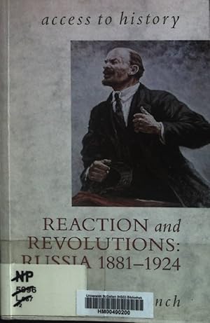 Imagen del vendedor de Reaction and Revolutions: Russia, 1881-1924 a la venta por books4less (Versandantiquariat Petra Gros GmbH & Co. KG)