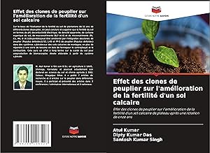 Bild des Verkufers fr Effet des clones de peuplier sur l\ amlioration de la fertilit d\ un sol calcaire zum Verkauf von moluna