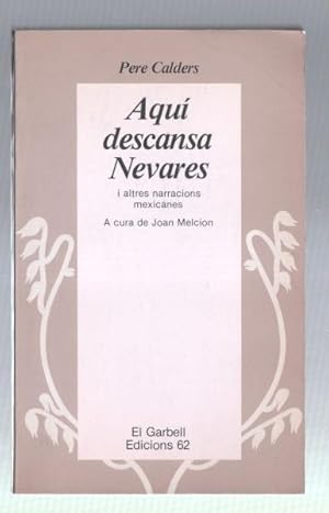 Imagen del vendedor de El Garbel numero 002: Aqui descansa Nevares (primera edicion julio 1980) a la venta por El Boletin