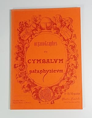 Image du vendeur pour Organographes du Cymbalum Pataphysicum n15-16 quater "La navigation de Faustroll (4)" mis en vente par Librairie L'Autre sommeil