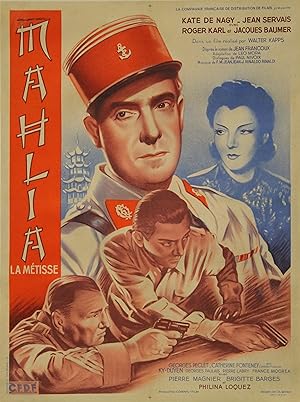 "MAHLIA LA MÉTISSE" Réalisé par Walter KAPPS en 1943 d'après le roman de Jean FRANCOUX avec Kate ...
