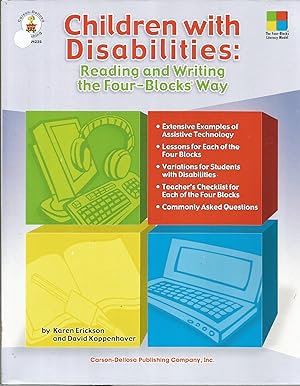 Seller image for Children with Disabilities: Reading and Writing the Four-Blocks Way, Grades 1 - 3 (Four-Blocks Literacy Model) for sale by Elam's Books