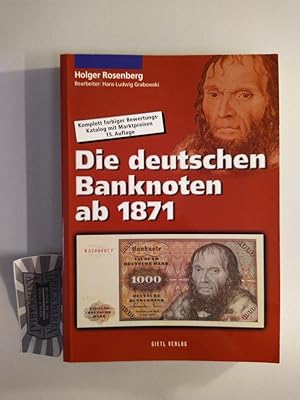 Bild des Verkufers fr Die deutschen Banknoten ab 1871. zum Verkauf von Druckwaren Antiquariat