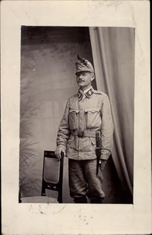 Foto Ansichtskarte / Postkarte Kuk Soldat in Uniform, 1. WK