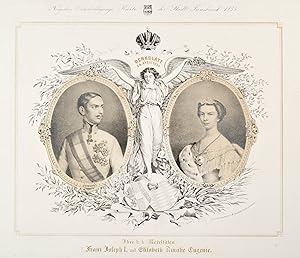 ELISABETH und FRANZ JOSEPH I., Kaiserin und Kaiser von Österreich (1837 - 1898 und 1830 - 1916). ...