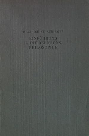 Seller image for Einfhrung in die Religionsphilosophie. Herders Theologische Grundrisse for sale by books4less (Versandantiquariat Petra Gros GmbH & Co. KG)