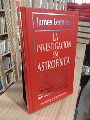 Image du vendeur pour La investigacin en astrofsica mis en vente par Libros Antuano