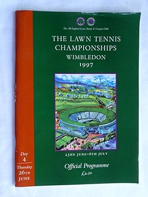 Immagine del venditore per Wimbledon 1997 The Lawn Tennis Championships Official Programme Thursday 26th June, Day 4. venduto da Tony Hutchinson