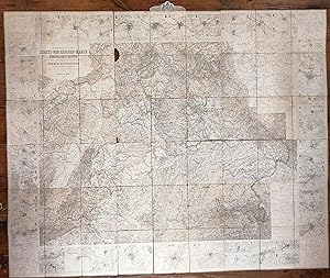 Topographisch-statistische Staats- und Kirchen-Karte des Königreiches Bayern. Zugleich Post- und ...