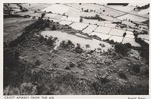 Croft Ambrey Herefordshire Vintage Aerial Real Photo Postcard