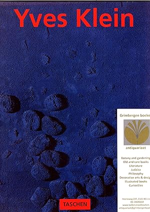 Image du vendeur pour Yves Klein 1928-1962 International Klein Blue mis en vente par Grimbergen Booksellers