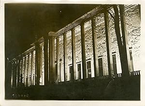 "EXPOSITION COLONIALE 1931 / Musée Colonial de l'Exposition vu la nuit" Photo de presse originale...