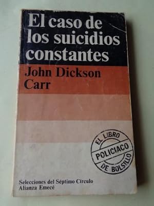 Bild des Verkufers fr El caso de los suicidios constantes zum Verkauf von GALLAECIA LIBROS