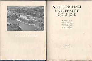 Nottingham University College. A Record of its History and an Appreciation of the New Buildings.