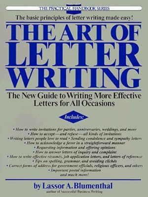 Immagine del venditore per The Art of Letter Writing: The New Guide to Writing More Effective Letters for All Occasions venduto da WeBuyBooks