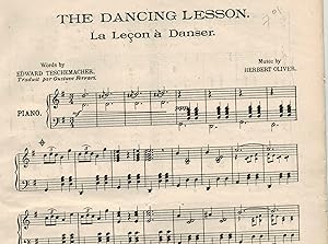 The Dancing Lesson - Sheet Musc from the Passing Show - A Cycle of the Motley