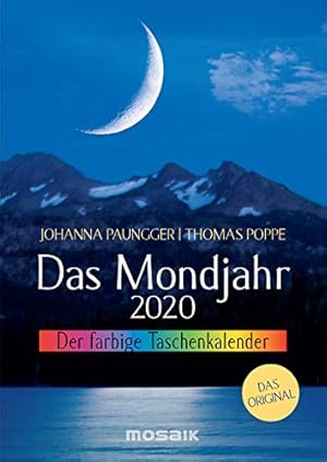 Bild des Verkufers fr Das Mondjahr 2020: Der farbige Taschenkalender - Das Original zum Verkauf von WeBuyBooks