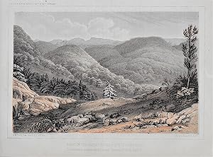 Seller image for SUMMIT OF THE NEAREST RIDGES SOUTH OF GRAND RIVER - Traversed in passing around lateral CANonrs 12 O'clock, Sept.12. - Pacific Railroad Survey Lithograph for sale by The Book Shelf