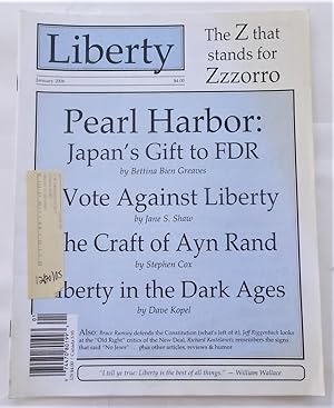 Seller image for Liberty Vol. 20 No. 1 (January 2006) (Libertarian Magazine) for sale by Bloomsbury Books