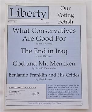 Seller image for Liberty Vol. 20 No. 12 (December 2006) (Libertarian Magazine) for sale by Bloomsbury Books