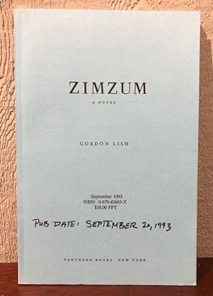 Seller image for ZIMZUM: A Novel. (Uncorrected Proof) for sale by Lost Horizon Bookstore