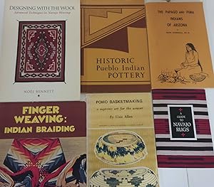 Set of 6 Native American craft, art and culture books