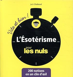 l'ésoterisme vite et bien pour les nuls