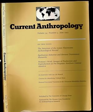 Image du vendeur pour Women's Work: Images of Production and Reproduction in Pre-Hispanic Southern Central America in Current Anthropology Volume 34 Number 3 mis en vente par The Book Collector, Inc. ABAA, ILAB