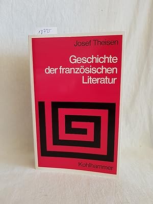 Imagen del vendedor de Geschichte der franzsischen Literatur. (= Sprache und Literatur; Band 11). a la venta por Versandantiquariat Waffel-Schrder