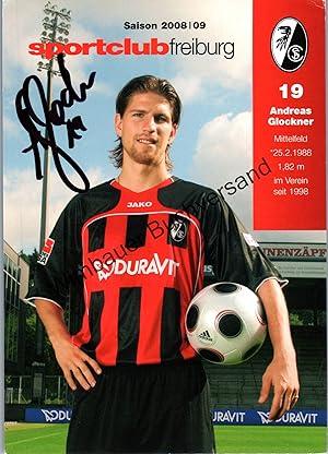 Seller image for Original Autogramm Andreas Glockner SC Freiburg /// Autogramm Autograph signiert signed signee Saison 2008 / 2009 for sale by Antiquariat im Kaiserviertel | Wimbauer Buchversand