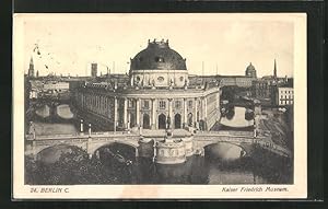 Bild des Verkufers fr Ansichtskarte Berlin, Blick auf das Kaiser Friedrich Museum auf der Museumsinsel mit Spreepartie zum Verkauf von Bartko-Reher