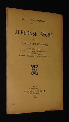 Image du vendeur pour Alphonse Sch mis en vente par Abraxas-libris