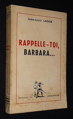 Imagen del vendedor de Rappelle-toi, Barbara. a la venta por Abraxas-libris
