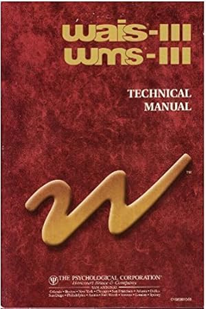 Seller image for Wais-111 Wms-111 Technical Manual for sale by WeBuyBooks