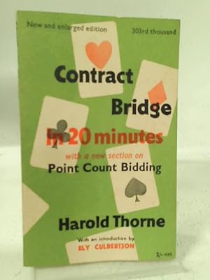 Seller image for Contract Bridge In 20 Minutes for sale by World of Rare Books