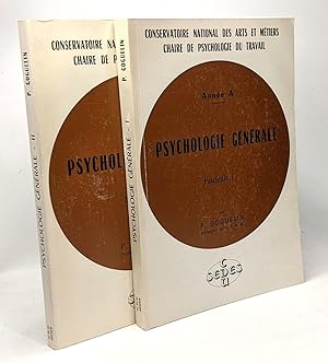 Psychologie générale Fascicule I + Fascicule II --- Année A --- 2 volumes