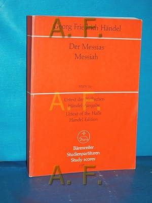 Seller image for Der Messias / Messiah Urtext der Halllischen Hndel-Ausgabe / Urtext of the Halle Handel Edition for sale by Antiquarische Fundgrube e.U.