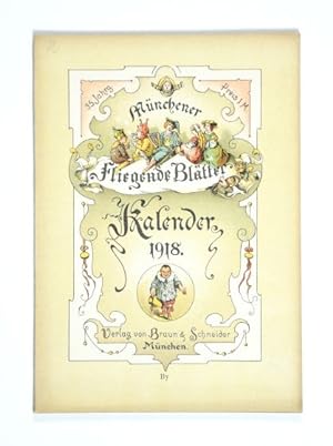 Image du vendeur pour Mnchener Fliegende Bltter-Kalender fr 1918. XXXV. [35.] Jahrgang. mis en vente par Versandantiquariat Wolfgang Friebes