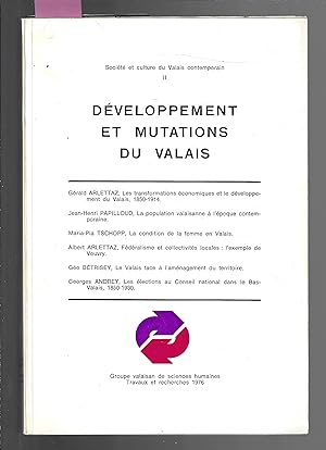 développement et mutations du valais