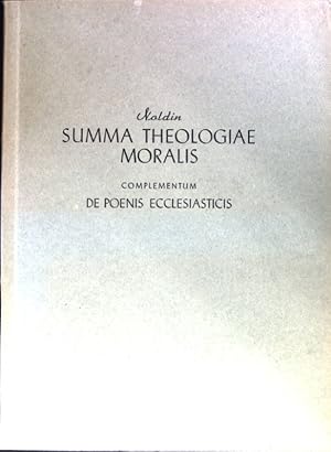 Imagen del vendedor de Complementum de Poenis Ecclesiasticis; Summa theologiae Moralis; 39; a la venta por books4less (Versandantiquariat Petra Gros GmbH & Co. KG)