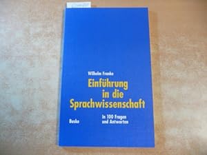 Bild des Verkufers fr Einfhrung in die Sprachwissenschaft in 100 Fragen und Antworten zum Verkauf von Gebrauchtbcherlogistik  H.J. Lauterbach