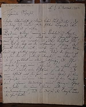 Schönes Faksimile (erschienen 1905 zum 100. Todestag) eines Briefs von Friedrich von Schiller (da...