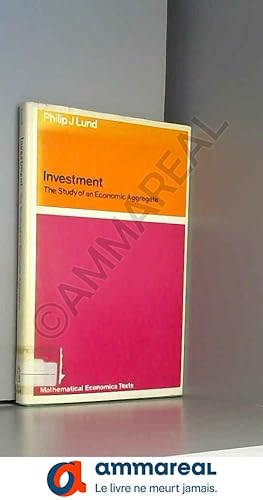 Seller image for Investment: The Study of an Economic Aggregate for sale by Ammareal