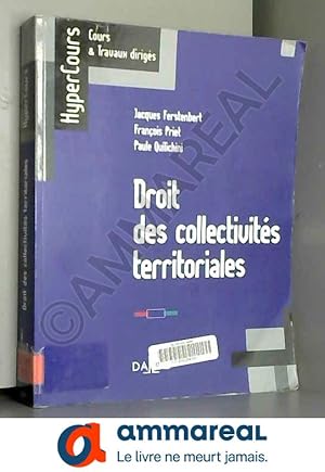 Image du vendeur pour Droit des collectivits territoriales - 1re dition: HyperCours mis en vente par Ammareal