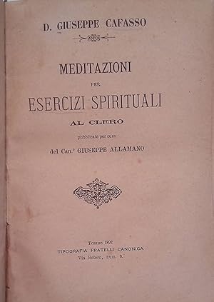 Meditazioni per esercizi spirituali al clero