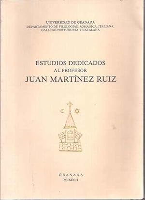 Seller image for Estudios dedicados al profesor Juan Martnez Ruiz for sale by SOSTIENE PEREIRA