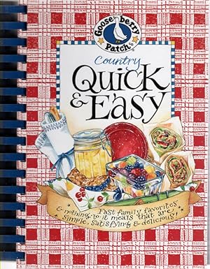 Seller image for Country Quick & Easy Cookbook Fast Family Favorites for sale by Ye Old Bookworm