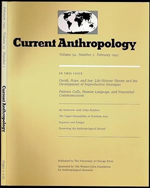 Image du vendeur pour Primate Calls, Human Language and Nonverbal Communication in Current Anthropology Volume 34 Number 1 mis en vente par The Book Collector, Inc. ABAA, ILAB