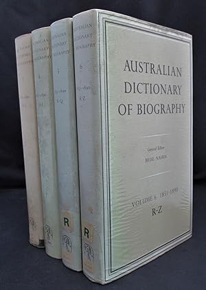 Seller image for AUSTRALIAN DICTIONARY OF BIOGRAPHY 1891-1939, 4 volumes, A - Ner for sale by The Bookmonger