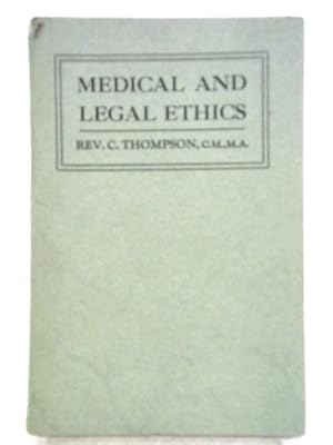 Bild des Verkufers fr Lectures on Medical and Legal Ethics zum Verkauf von World of Rare Books